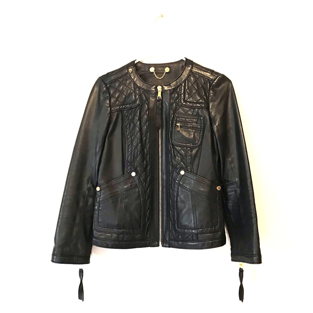 Tory Burch biker leather jacket